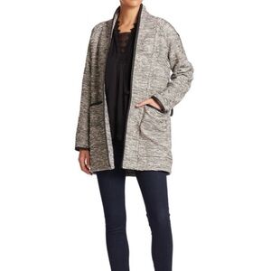 Rebecca Taylor Women’s Tweed Wrap Coat Blazer